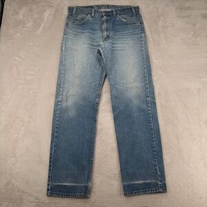 Vintage 80s Levis Jeans Mens 34x30 Blue Denim Preowned Orange Tab Straight Leg
